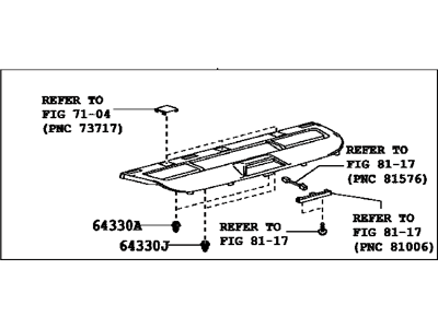 Toyota 64330-06570-E0 Panel Assembly, Package