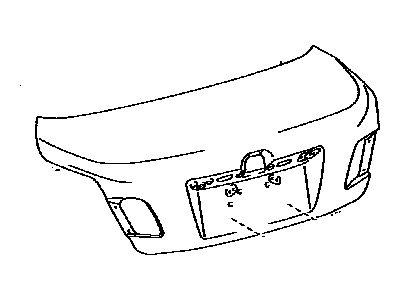 Toyota 64401-06291 Panel Sub-Assembly, Luggage