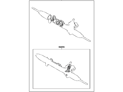 Toyota 04445-06170 Gasket Kit, Power Steering Gear