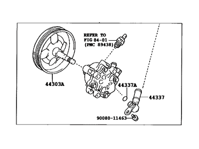 2010 Toyota Camry Power Steering Pump - 44310-06190