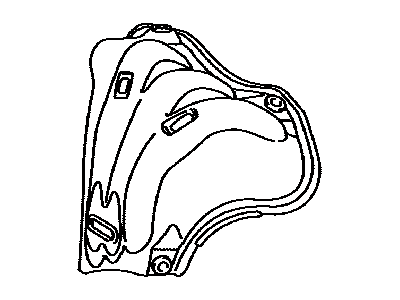 Toyota RAV4 Exhaust Heat Shield - 17167-36010