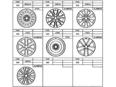 Toyota 42611-06640 Wheel, Disc