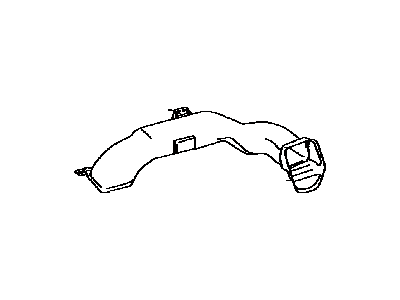 Toyota 55845-06040 Duct, Heater To Register