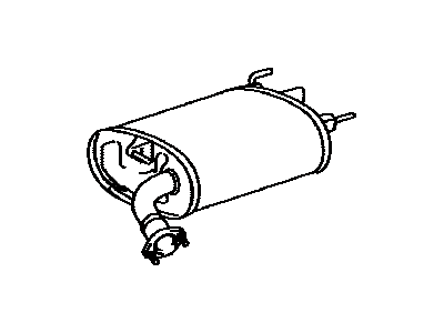 Toyota Camry Muffler - 17430-0H170