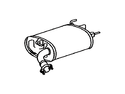 Toyota Camry Muffler - 17430-0P060