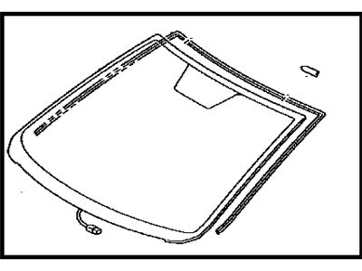 Toyota 56101-06171 Glass Sub-Assembly, Wind