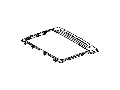 Toyota 63142-06040 Reinforcement, Roof Panel