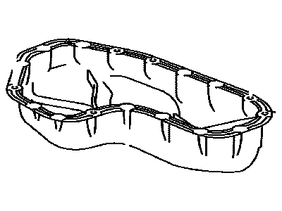 Toyota 12102-0P020 Pan Sub-Assy, Oil