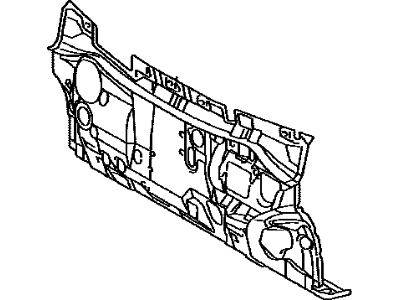 Toyota 55101-06310 Panel Sub-Assembly, Dash