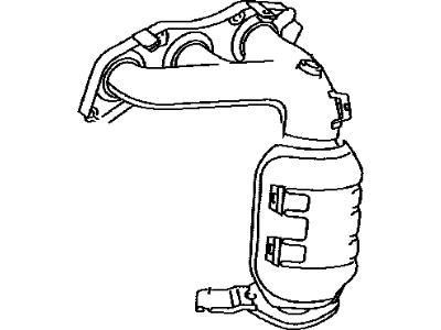 Toyota Camry Catalytic Converter - 17150-0P040