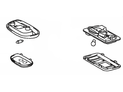 Toyota 81260-46010-B1 Lamp Assembly, Map