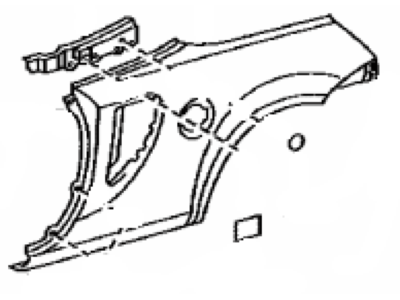 Toyota 61602-17120 Panel Sub-Assy, Quarter, LH