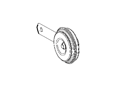 Toyota 86510-12650 Horn Assembly, High PITC