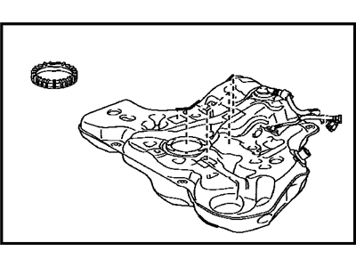 Toyota 77001-12E60 Tank Sub-Assembly, Fuel