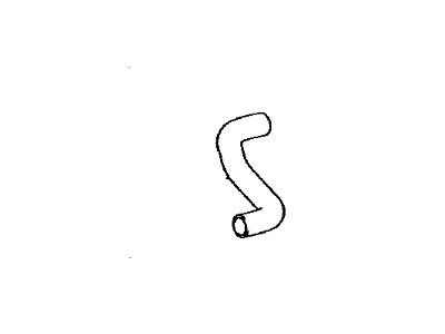 Toyota 16573-37040 Hose, Radiator, NO.3