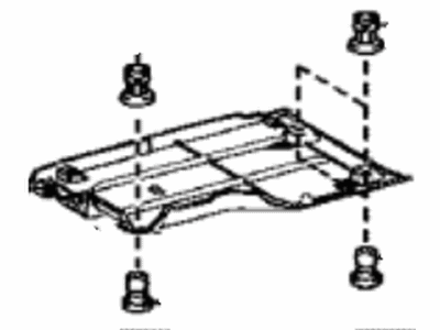 Toyota 58166-75020 Cover, Front Floor, LH