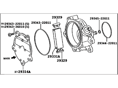 Toyota Vacuum Pump - 29300-24011