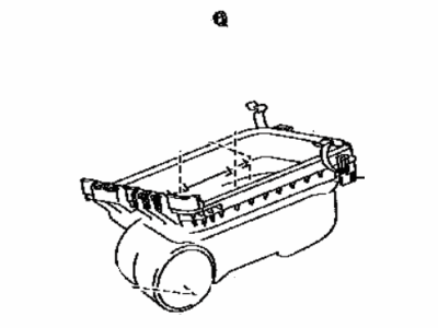 Toyota 17701-21110 Case Sub-Assembly, Air C