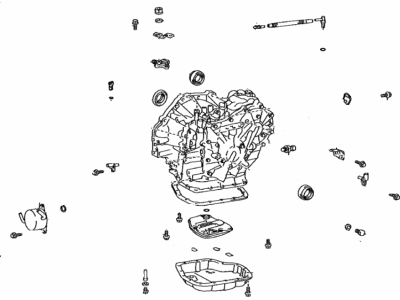 Toyota 30400-12300 TRANSAXLE Assembly, Cont