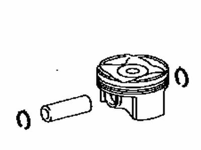 Toyota 13101-37300 Piston Sub-Assembly, W/P