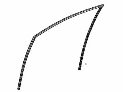 Toyota 68151-12290 Run, Front Door Glass