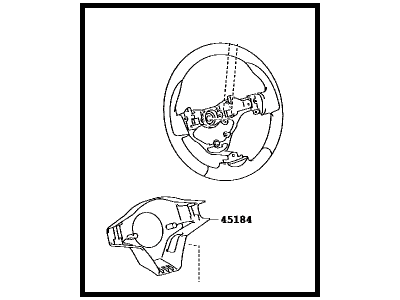 Scion iM Steering Wheel - 45100-12F60-C0