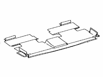 Toyota 58513-12271 Mat, Floor, NO.3