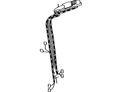 Toyota 82155-60010 Wire, Center PILLER