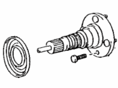 Toyota 36202-60041 Shaft Sub-Assy, Transfer Output, Rear