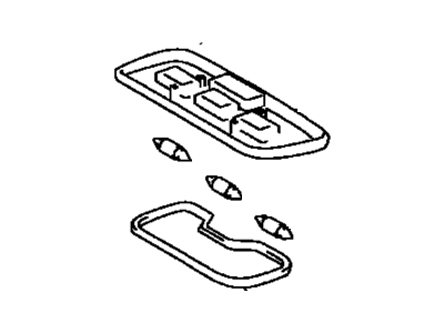 Toyota 81260-60061-B0 Lamp Assembly, Map