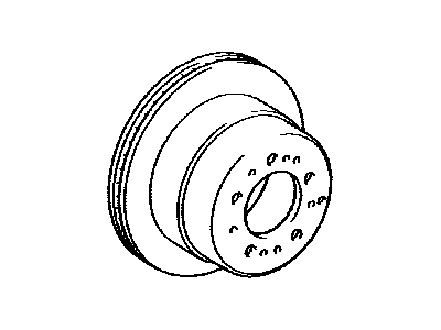 Toyota 42431-60220 Rear Disc