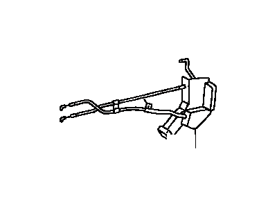 Toyota 69050-60061 Rear Door Lock Assembly, Right