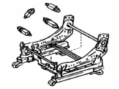 Toyota 72020-60191 Adjuster Assy, Front Seat, LH