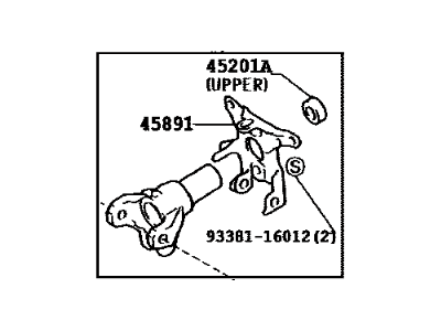 Toyota 45205-60170 Tube Sub-Assy, Steering Column