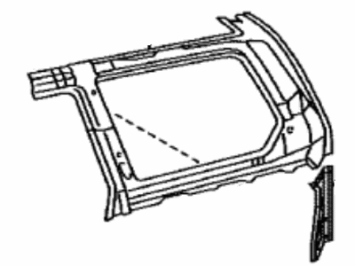 Toyota 61706-60820 Panel Sub-Assy, Roof Side, Inner LH