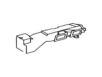 Toyota 87212-60121 Duct, Air, Rear