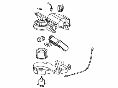 Toyota 87110-60250 Heater Assy, Rear