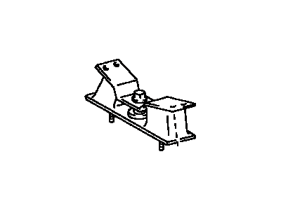 Toyota 12371-50180 Insulator, Engine Mounting, Rear