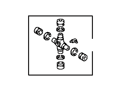 2001 Toyota Land Cruiser Universal Joint - 04371-60041