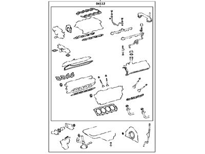 Toyota 04111-50380 Gasket Kit, Engine Overhaul