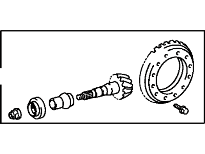 Toyota 41201-80135 Final Gear Kit, Differential, Rear