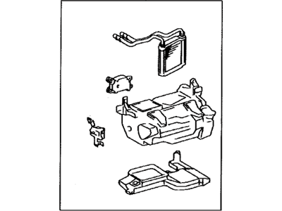 Toyota 87150-60674 Radiator Assy, Heater