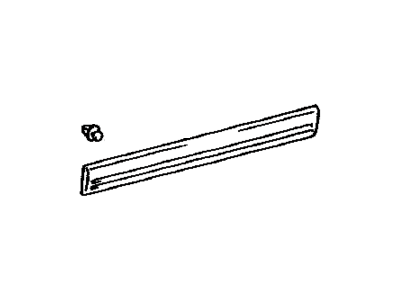 2002 Toyota Land Cruiser Door Moldings - 75731-60120-D0