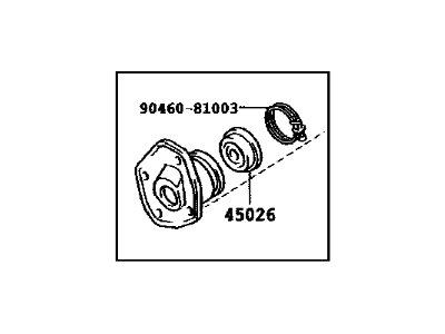 Toyota 45025-60100 Cover Sub-Assy, Steering Column Hole