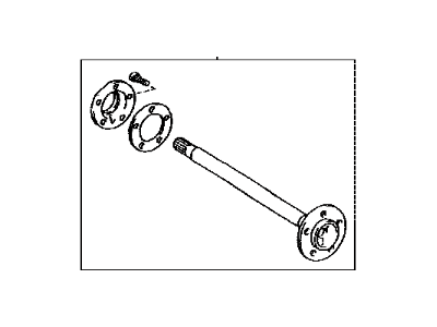 1998 Toyota Land Cruiser Axle Shaft - 42302-60901