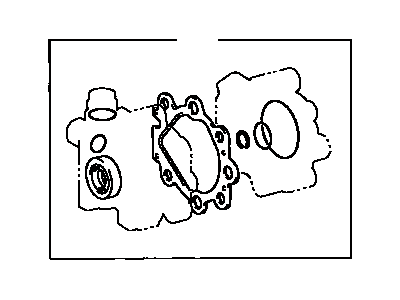 Toyota 04446-60120 Gasket Kit, Power Steering Pump