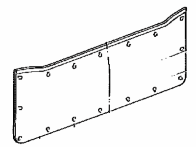 Toyota 64780-60191-A1 Panel Assy, Back Door Trim