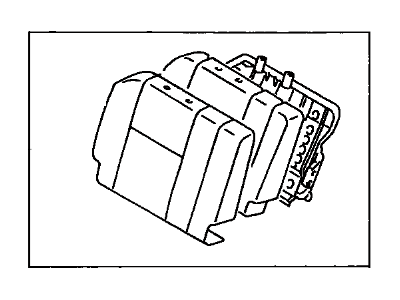 Toyota 79340-60700-B0 Back Assembly Seat, RH