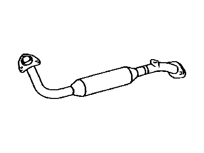 2007 Toyota Land Cruiser Exhaust Pipe - 17401-50240