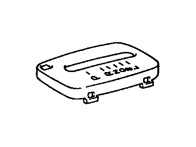 Toyota 35921-60180 Plate, Control Position Indicator